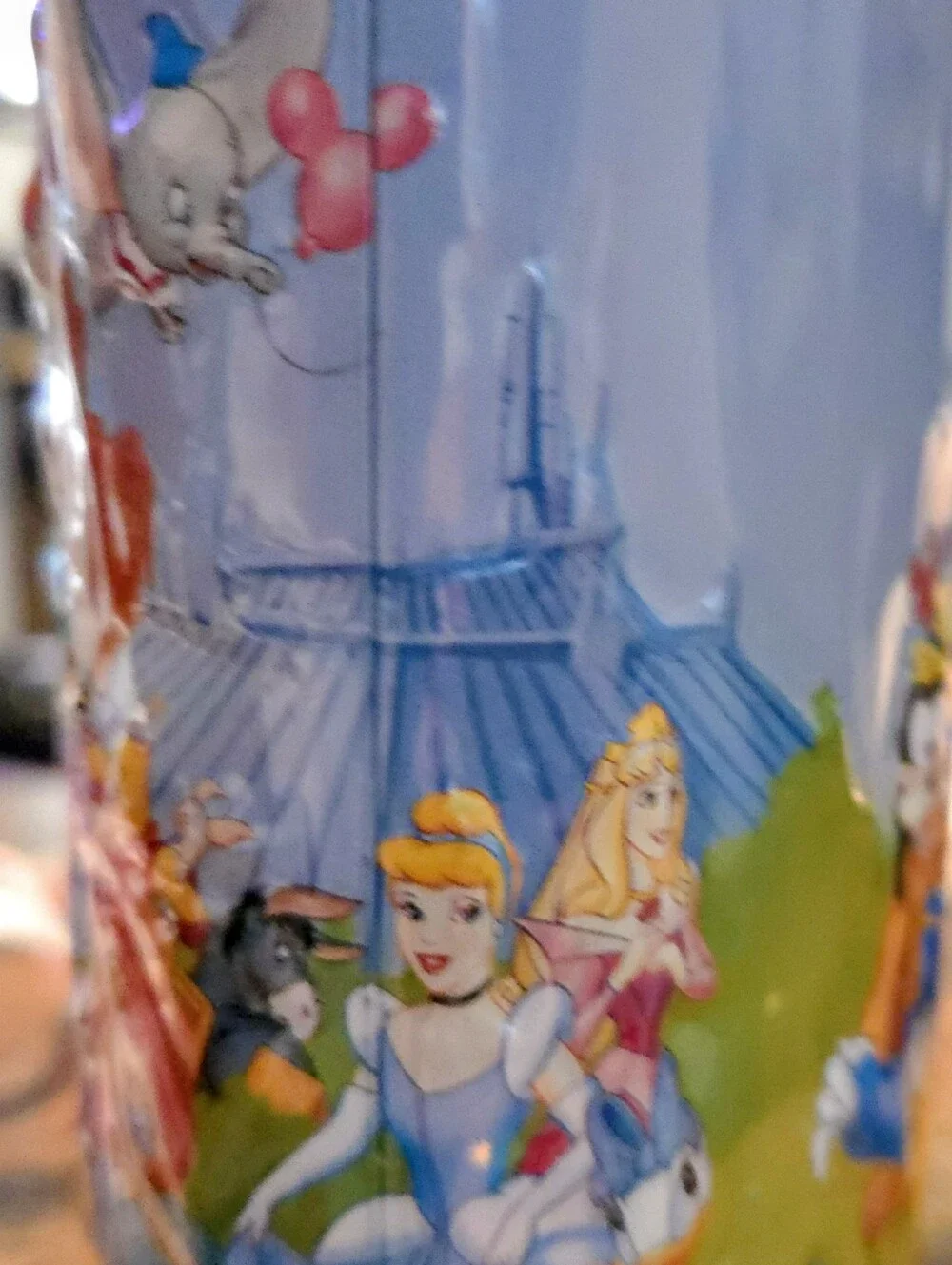 Vintage Walt Disney Character Tin Canister - 3 D